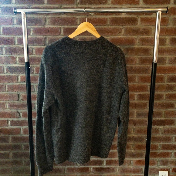 [RAG & BONE] Arnie Grey Alpaca-blend Jumper - Picture 5 of 6